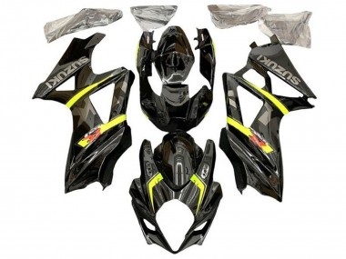 Carenados Moto Suzuki GSXR 1000 2007-2008 - Negro Amarillo Rojo Gris