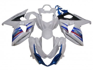 Carenado Moto Suzuki GSXR 1000 2009-2016 - Blanco Azul Rojo Negro