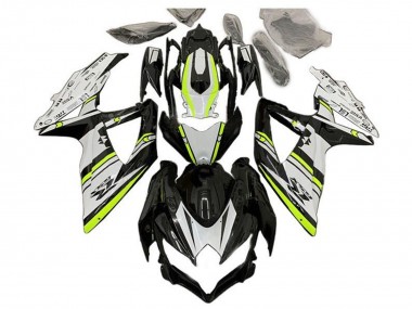 Carenados Moto Suzuki GSXR 600 / GSXR 750 2008-2010 - Blanco Verde Negro Brillante
