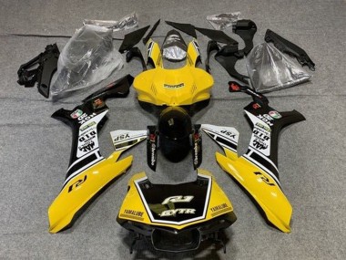 Carenados Moto Yamaha YZF 1000 R1 2015-2019 - Amarillo Blanco Negro GYTR