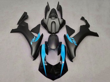 Carenados Moto Yamaha YZF 1000 R1 2015-2019 - Negro Mate Negro Brillante Azul Claro