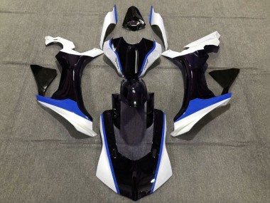 Carenados Moto Yamaha YZF 1000 R1 2020-2025 - Blanco Azul Negro Brillante