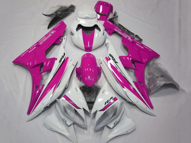 Carenados Moto Yamaha YZF R6 2006-2007 - Blanco Rosa