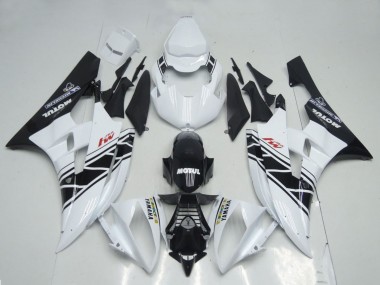 Carenados Moto Yamaha YZF R6 2006-2007 - Blanco Negro Brillante Motul Michelin