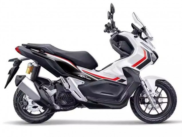Carenados Moto Honda ADV150 2018-2021 - Blanco Rojo Negro