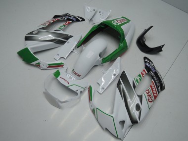 Carenados Moto Honda VTR1000F 1997-2005 - Blanco Verde Negro Brillante Castrol