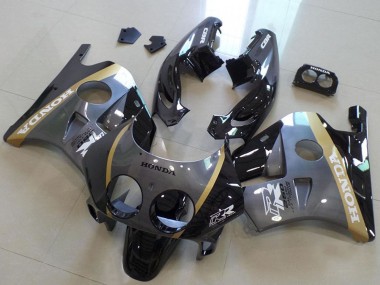 Carenados Moto Honda CBR250RR MC22 1990-1998 - Gris Oro Negro Brillante