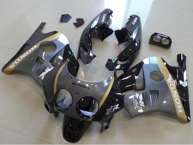 Carenados Moto Honda CBR250RR MC22 1990-1998 - Gris Oro Negro Brillante