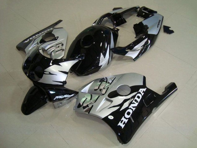Carenados Moto Honda CBR250RR MC22 1990-1998 - Plata Negro Brillante
