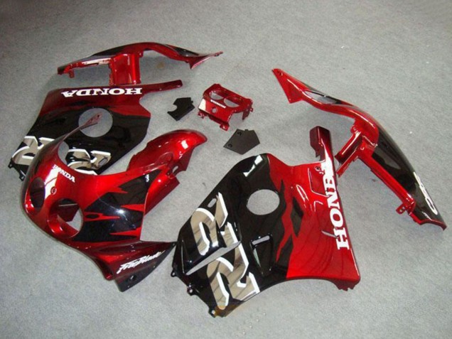 Carenados Moto Honda CBR250RR MC22 1990-1998 - Rojo Negro Brillante