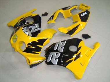 Carenado Moto Honda CBR250RR MC22 1990-1998 - Amarillo Negro Brillante