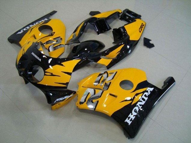 Carenados Moto Honda CBR250RR MC22 1990-1998 - Amarillo Negro Brillante