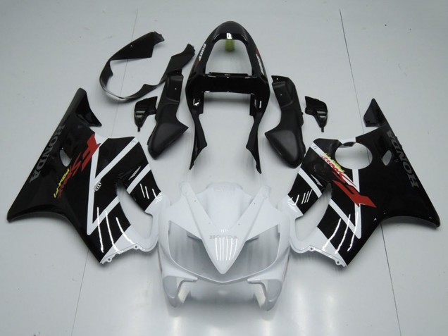 Carenado Moto Honda CBR600 F4i 2001-2003 - Blanco Negro Brillante F Sport