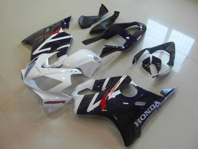 Carenados Moto Honda CBR600 F4i 2001-2003 - Blanco Negro Brillante F Sport