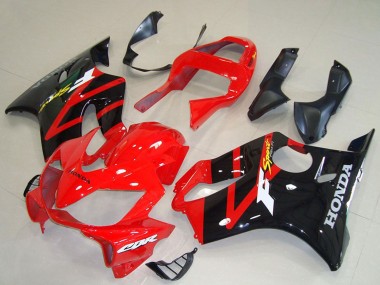Carenado Moto Honda CBR600 F4i 2001-2003 - Rojo Negro Brillante