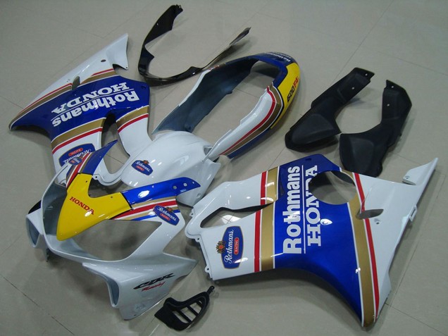 Carenados Moto Honda CBR600 F4i 2004-2007 - Blanco Azul Amarillo Rothmans