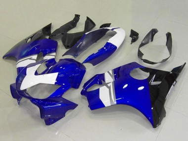 Carenados Moto Honda CBR600 F4i 2004-2007 - Blanco Azul Negro Brillante