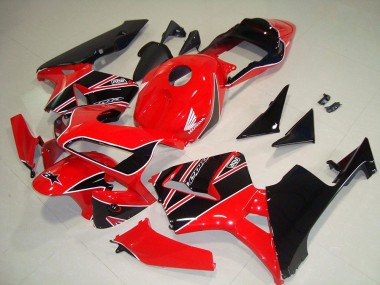 Carenados Moto Honda CBR600RR 2003-2004 - Rojo Negro Brillante