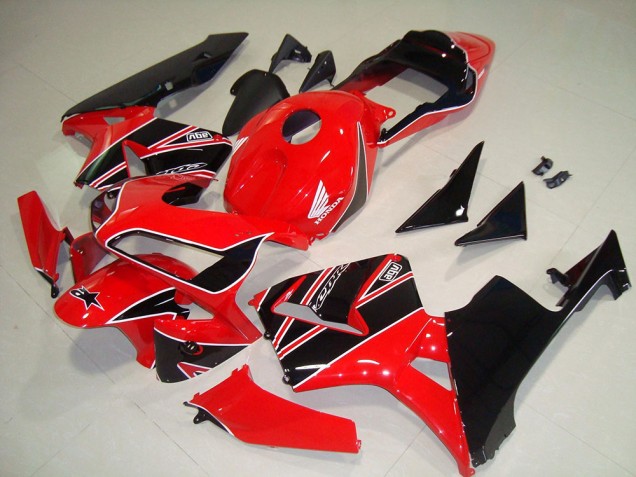 Carenados Moto Honda CBR600RR 2003-2004 - Rojo Negro Brillante