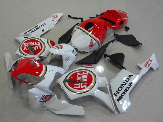 Carenados Moto Honda CBR600RR 2005-2006 - Blanco Rojo Lucky Strike