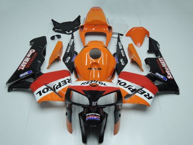 Carenado Moto Honda CBR600RR 2005-2006 - Negro Naranja Blanco Rojo Repsol