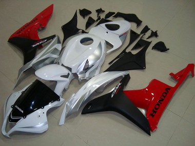 Carenados Moto Honda CBR600RR 2007-2008 - Blanco Plata Rojo Negro Brillante