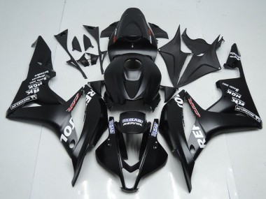 Kits Carenado Moto Honda CBR600RR 2007-2008 - Negro Mate Blanco Repsol