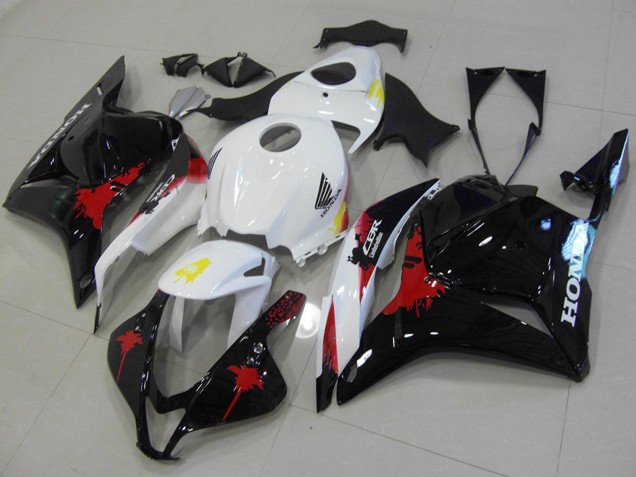 Kit Carenados Moto Honda CBR600RR 2009-2012 - Blanco Rojo Negro Brillante