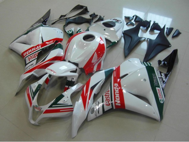 Carenados Moto Honda CBR600RR 2009-2012 - Blanco Rojo Verde Castrol