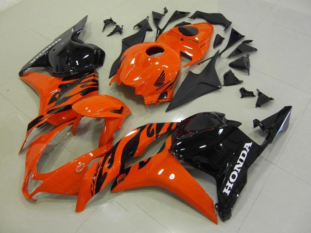 Carenado Moto Honda CBR600RR 2009-2012 - Naranja Negro Brillante