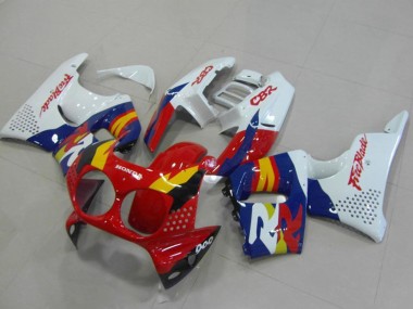 Carenados Moto Honda CBR900RR 893 1994-1995 - Blanco Rojo Azul Amarillo