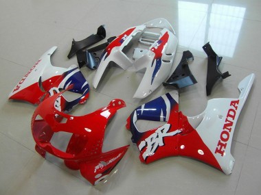 Carenados Moto Honda CBR900RR 893 1996-1997 - Blanco Rojo Azul