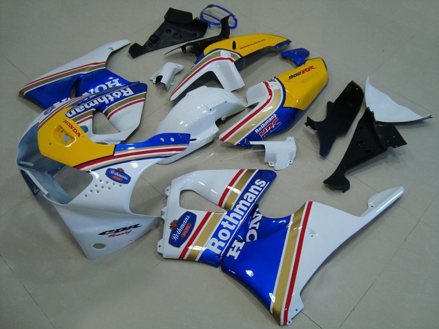 Carenados Moto Honda CBR900RR 919 1998-1999 - Blanco Azul Amarillo Rothmans