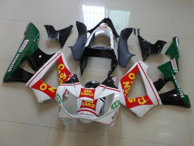 Carenados Moto Honda CBR900RR 929 2000-2001 - Blanco Rojo Verde Negro Brillante San Carlo