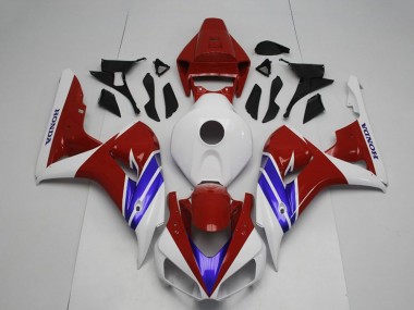 Carenado Moto Honda CBR1000RR 2006-2007 - Blanco Rojo Azul