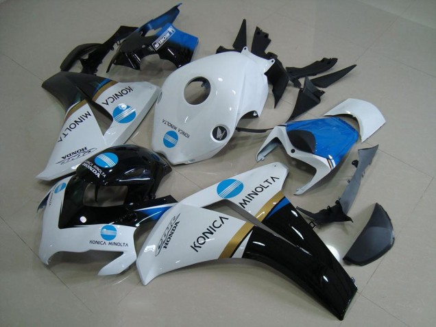 Carenados Moto Honda CBR1000RR 2008-2011 - Blanco Azul Negro Brillante Konica Minolta