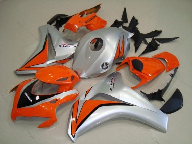 Carenados Moto Honda CBR1000RR 2008-2011 - Plata Naranja Negro Brillante
