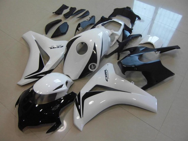 Kits Carenado Moto Honda CBR1000RR 2008-2011 - Blanco Negro Brillante