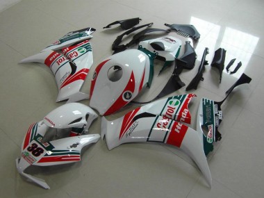 Carenados Moto Honda CBR1000RR 2012-2016 - Blanco Rojo Verde Castrol 38