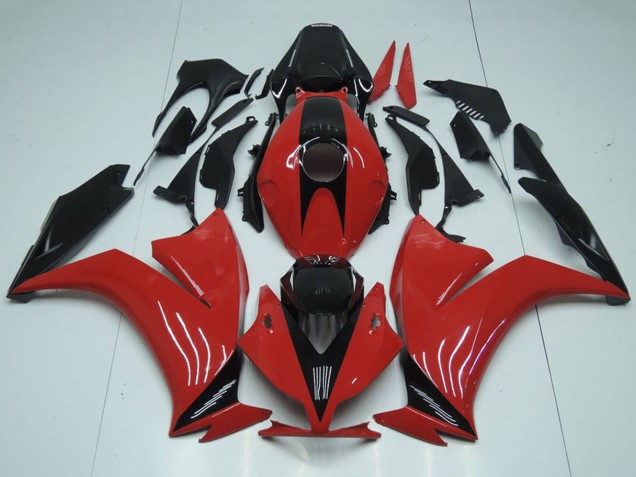 Carenados Moto Honda CBR1000RR 2012-2016 - Rojo Negro No Calcomanías