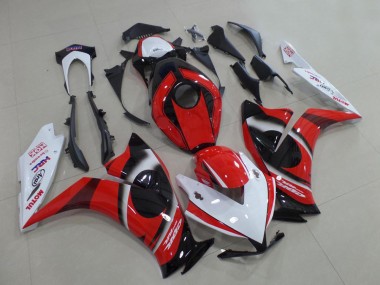 Carenado Moto Honda CBR1000RR 2012-2016 - Blanco Rojo Negro Brillante