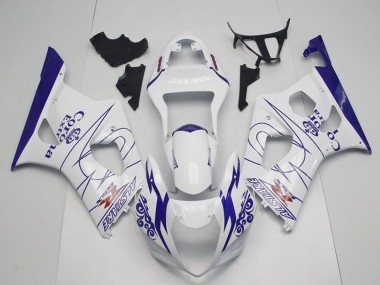 Carenados Moto Suzuki GSXR 1000 2003-2004 - Blanco Azul Corona Alstare