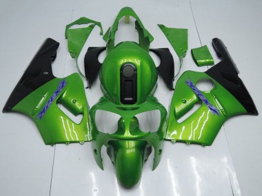 Carenados Moto Kawasaki ZX12R 2000-2001 - Verde Negro Azul