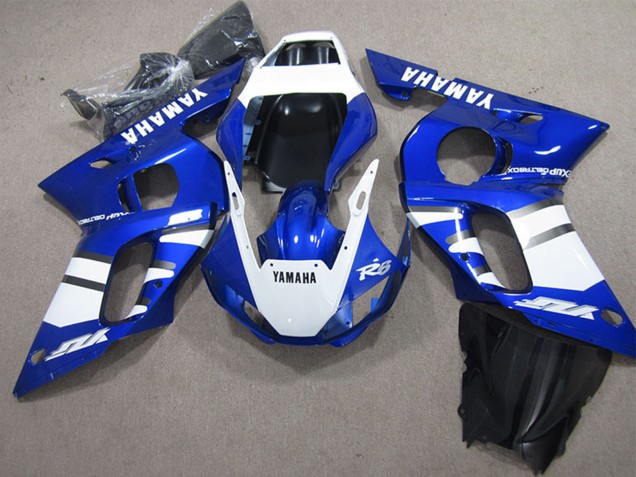 Carenados Moto Yamaha YZF R6 1998-2002 - Blanco Azul