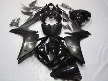 Carenado Moto Yamaha YZF R1 2007-2008 - Negro Brillante Negro Mate