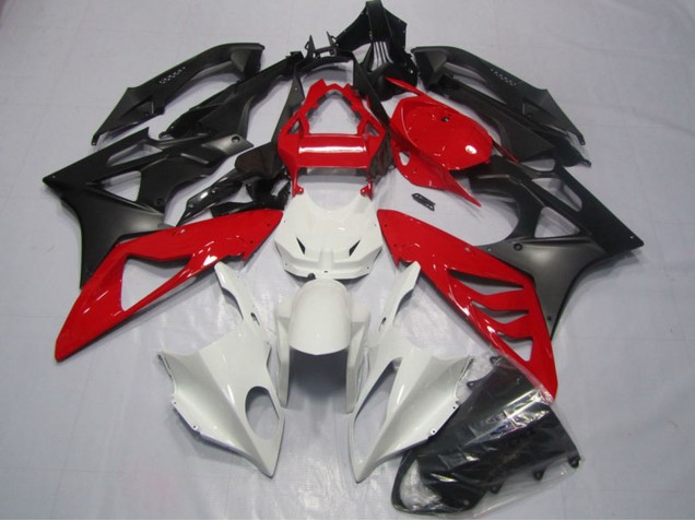 Carenados ABS BMW S1000RR 2009-2014 - Blanco Rojo Negro Mate