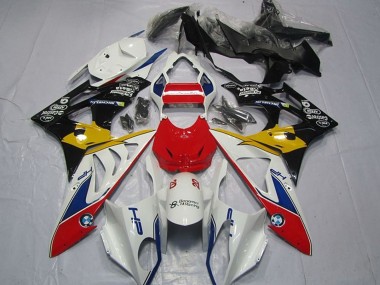 Carenados Moto BMW S1000RR 2009-2014 - Blanco Rojo Amarillo Azul Negro HP Castrol