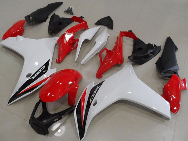 Carenados Moto Honda CBR600F 2011-2013 - Blanco Rojo Negro Brillante