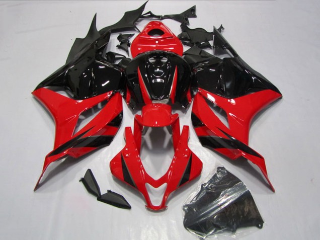 Kits Carenados Moto Honda CBR600RR 2009-2012 - Rojo Negro Brillante