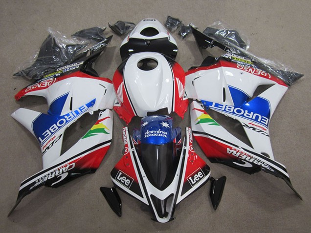 Carenados Moto Honda CBR600RR 2009-2012 - Blanco Rojo Azul EuroBet Lee